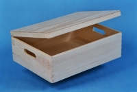 Skrzynka drewniana z pokrywą  600x400x150mm